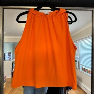 ZARA Orange Top - Size Large